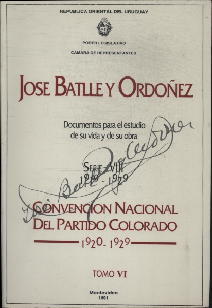 Jose Batlle Y Ordoñez Vol 6
