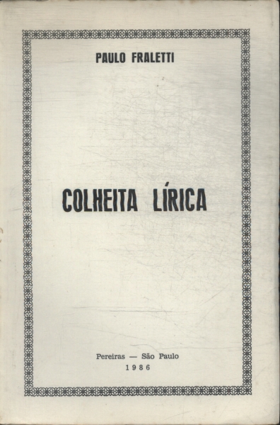 Colheita Lírica