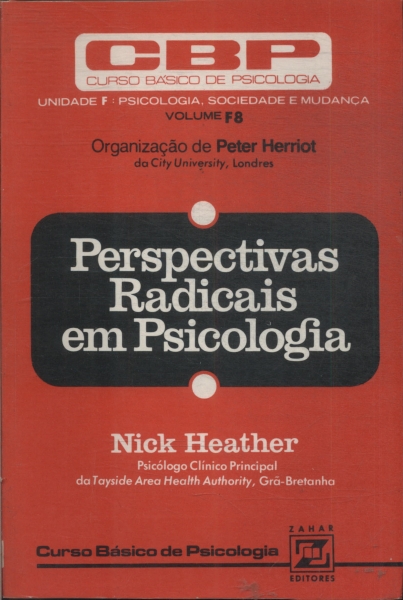 Perspectivas Radicais Em Psicologia