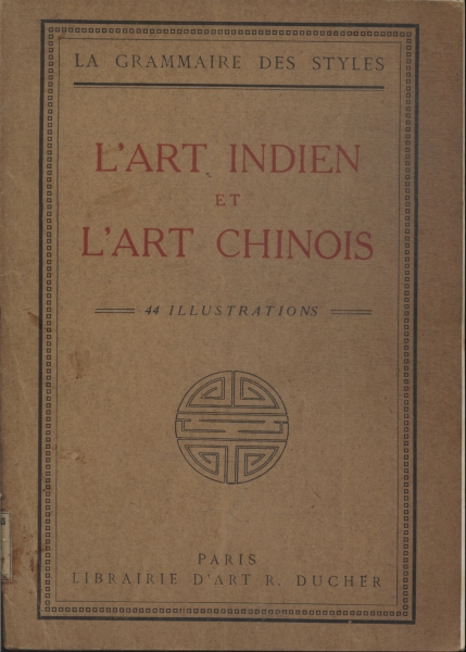 Lart Indien Et Lart Chinois