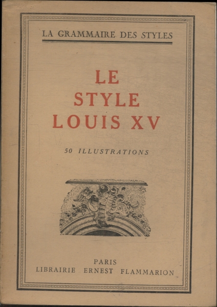 Le Style Louis Xv