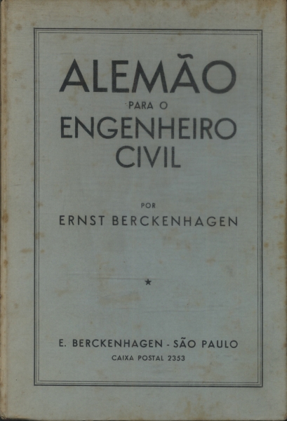 Alemão Para O Engenheiro Civil