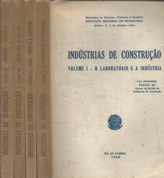 Indústrias De Construção (4 Volumes)