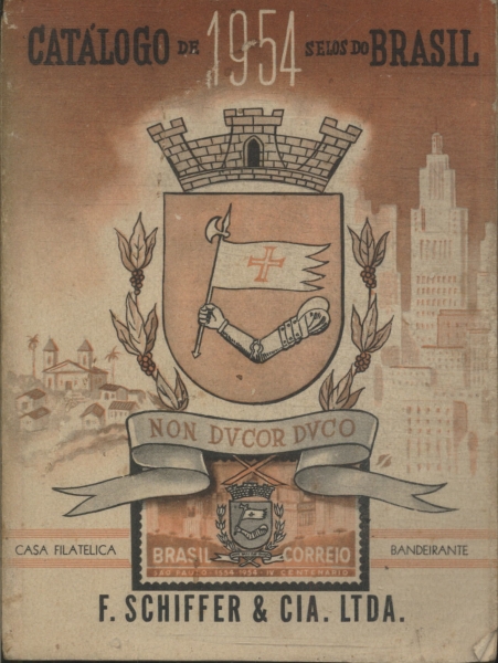 Catálogo De Selos Do Brasil 1954