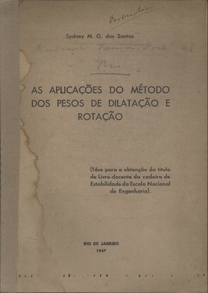 As Aplicações Do Método Dos Pesos De Dilatação E Rotação