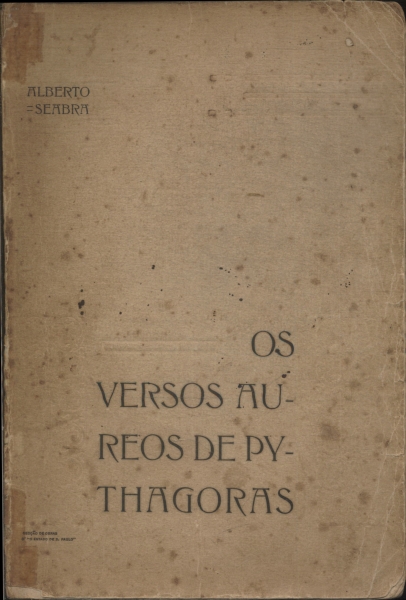 Os Versos Aureos De Pythagoras