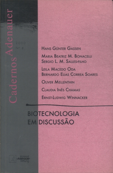 Cadernos Adenauer: Biotecnologia Em Discussão