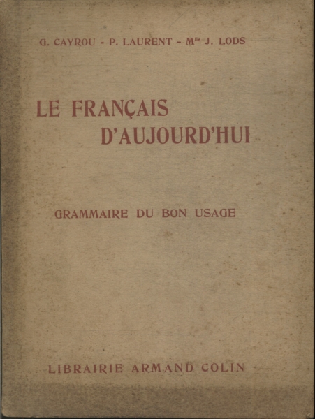 Le Français Daujourdhui (1949)
