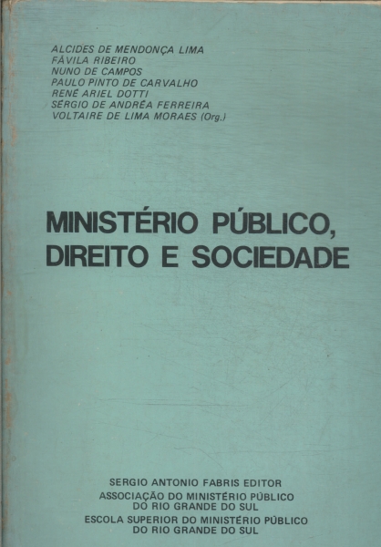 Ministério Público, Direito E Sociedade