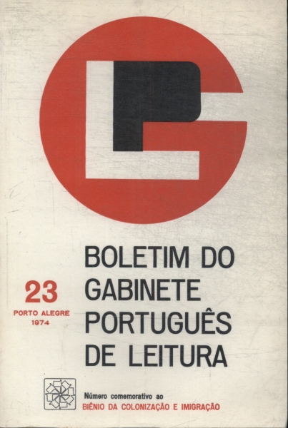 Boletim Do Gabinete Português De Leitura Vol 23