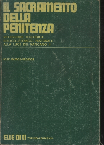 Il Sacramento Della Penitenza