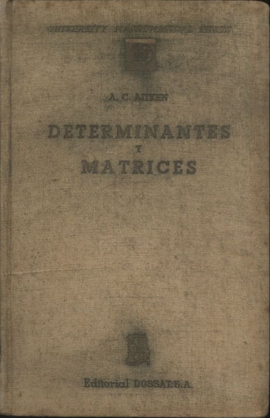 Determinantes Y Matrices