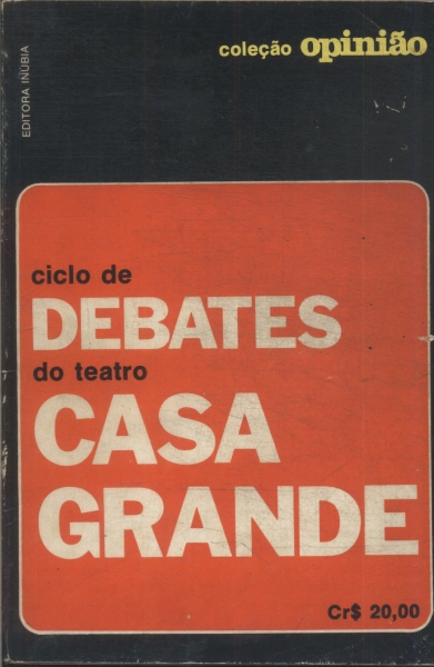 Ciclo De Debates Do Teatro Casa Grande