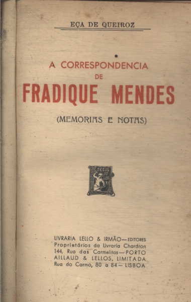 A Correspondência De Fradique Mendes