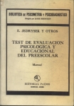 Test De Evaluacion Psicologia Y Educacional Del Preescolar