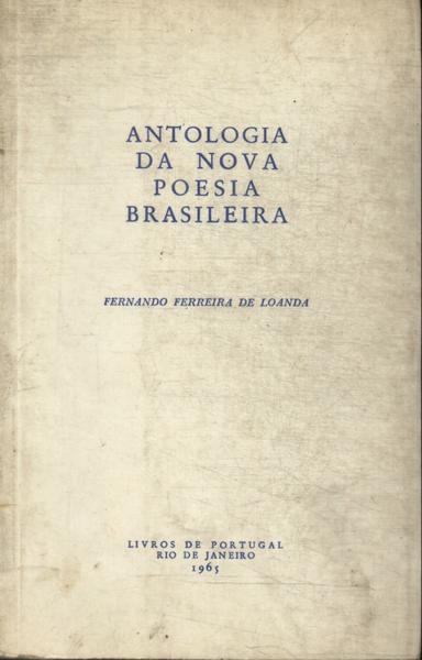 Antologia Da Nova Poesia Brasileira