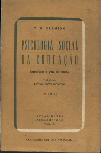 Psicologia Social Da Educação
