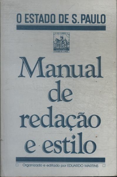 Manual De Redação E Estilo