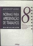 Normas Para Apresentação De Trabalhos Vol 8