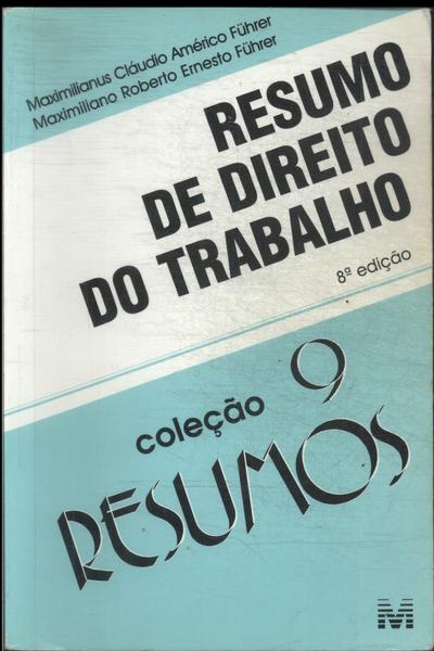 Resumo De Direito Do Trabalho