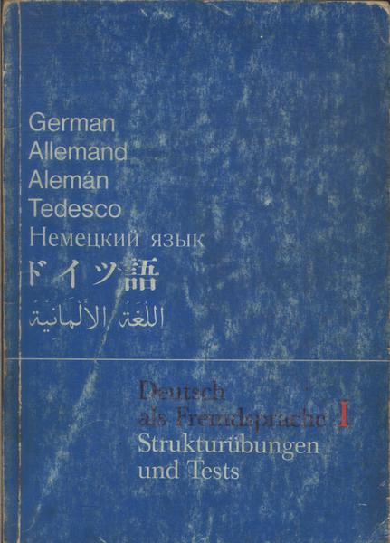 Deutsch Als Fremdsprache I Strukturübungen Und Tests