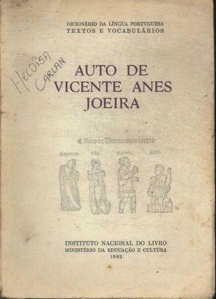 Auto De Vicente Anes Joeira