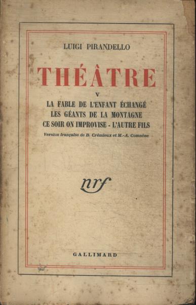 Théâtre Vol 5