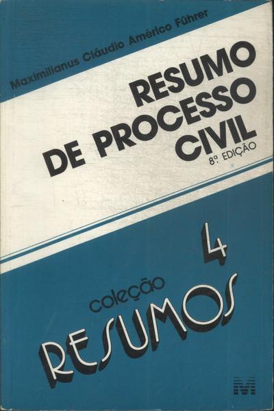 Resumo De Processo Civil