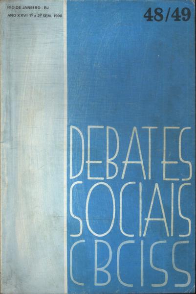 Debates Sociais Cbciss 48/49