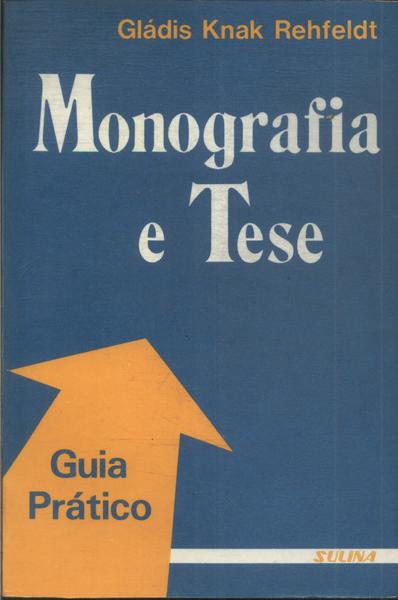 Monografia E Tese