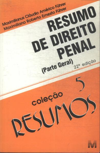 Resumo De Direito Penal (parte Geral)