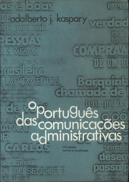 O Português Das Comunicações Administrativas