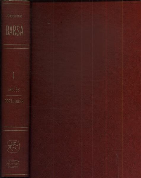 Novo Dicionário Barsa Das Línguas Inglesa E Portuguêsa (2 Volume - 1967)