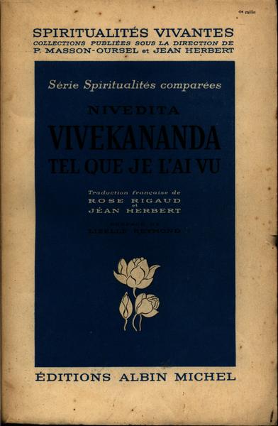 Vivekananda Tel Que Je L'ai Vu