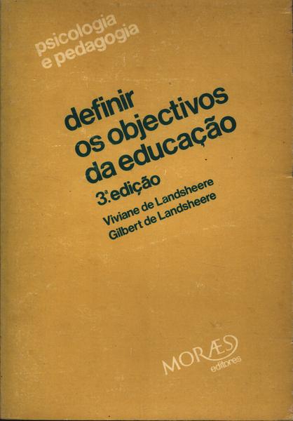 Definir Os Objetivos Da Educação