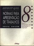 Normas Para Apresentação De Trabalhos Vol. 8