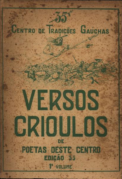 Versos Crioulos Vol 1