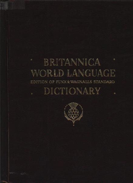 Britannica World Language Dictionary (em 2 Volumes)