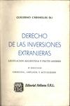 Derecho De Las Inversiones Extranjeras