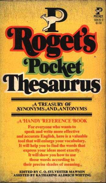 Roget's Pocket Thesaurus