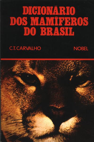 Dicionário Dos Mamíferos Do Brasil