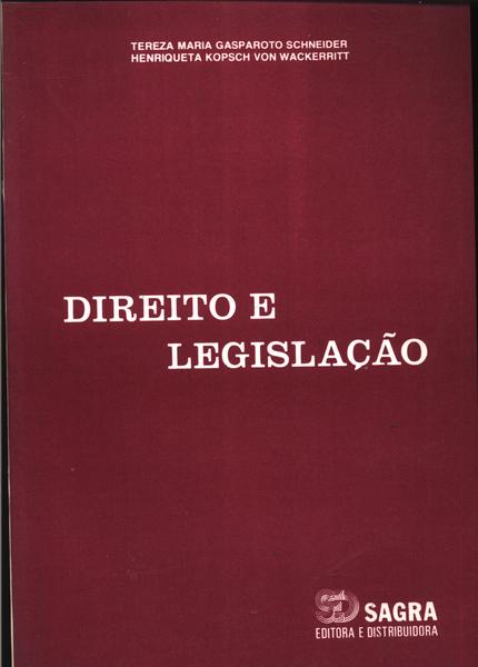 Direito E Legislação