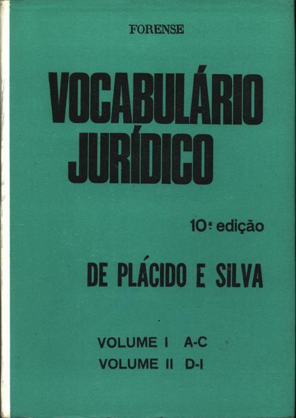 Vocabulário Jurídico (2 Volumes)