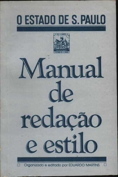 Manual De Redação E Estilo