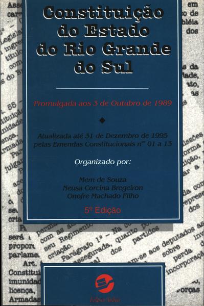 Constituição Do Estado Do Rio Grande Do Sul