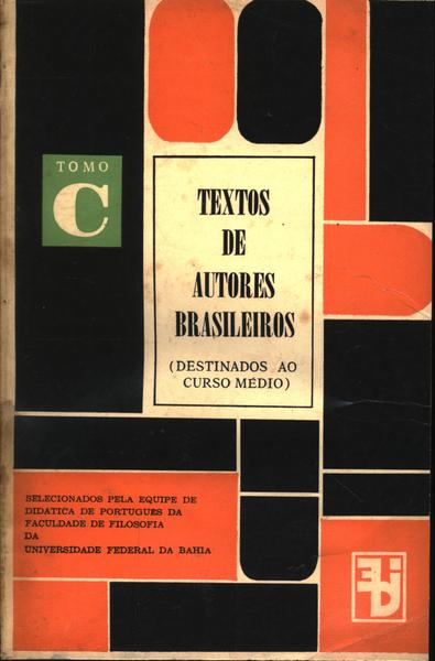 Textos De Autores Brasileiros Tomo C
