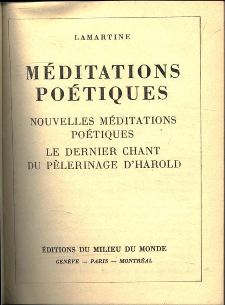 Méditations Poétiques