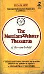 The Merriam-webster Thesaurus