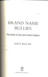 Brand Name Bullies