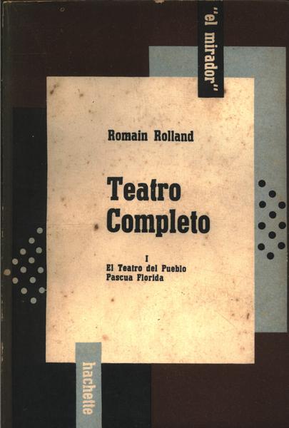 Teatro Completo V.1